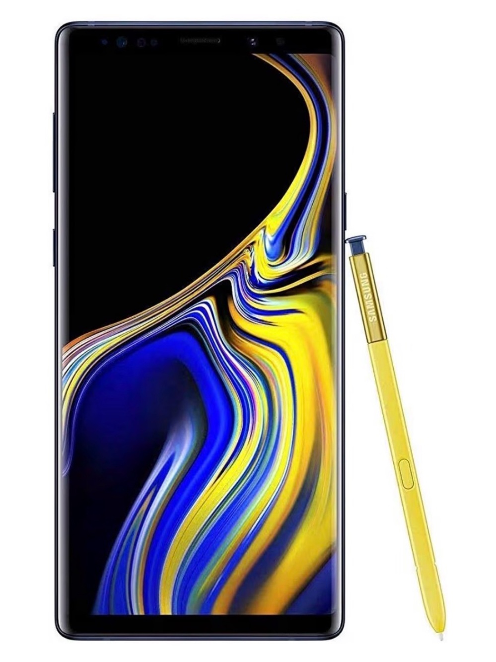 Samsung Galaxy Note9 Smartphone with Yellow S Pen
